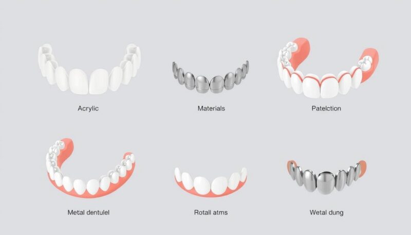 Types of partial dentures