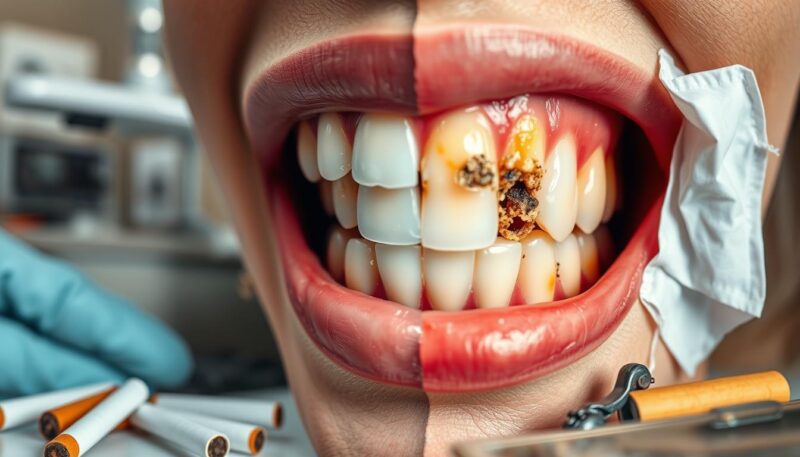 effects of smoking on oral health